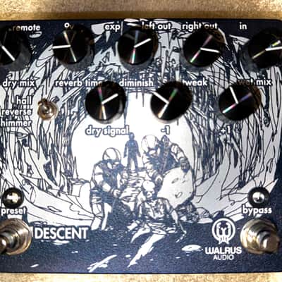Walrus Audio Descent Reverb / Octave Machine 2015 - 2025 - Blue image 1