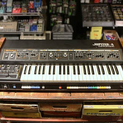 Roland Jupiter 4 49-Key Synthesizer 1978 - 1982 - Black image 2