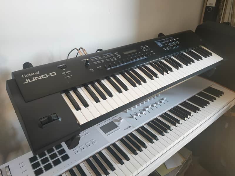 Roland Juno D 61-Key Synthesizer 2004 - 2007 - Black image 1