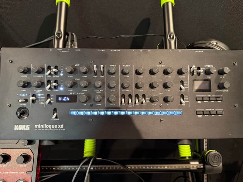 Korg Minilogue XD Module 2019 - Present - Black image 1