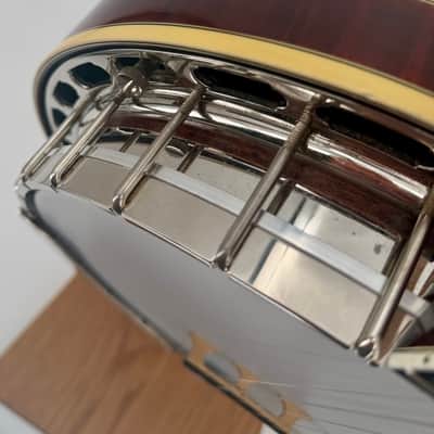2005 Crafters of Tennessee Maple Classic 5-String Resonator Banjo, Curly Maple Flathead image 9