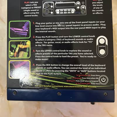 Peavey MuseBox Virtual Instrument and Effects Module 2010s - Blue image 7