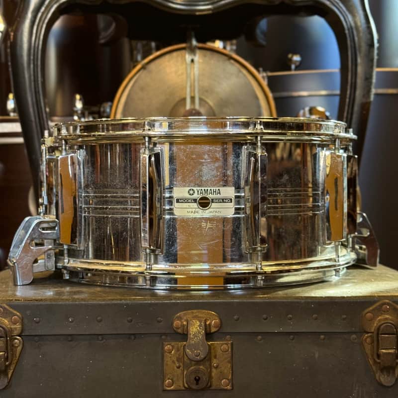VINTAGE 1980's Yamaha 6.5x14 SD-065M Snare Drum image 1