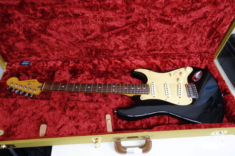 Fender Blacktop Stratocaster HH 2011 - Black Made in Mexico