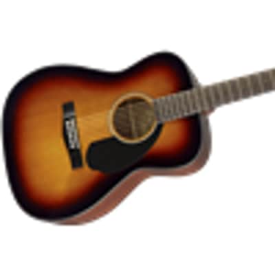 Fender CC-60S Concert Solid Spruce Top Acoustic Guitar Sunburst image 6