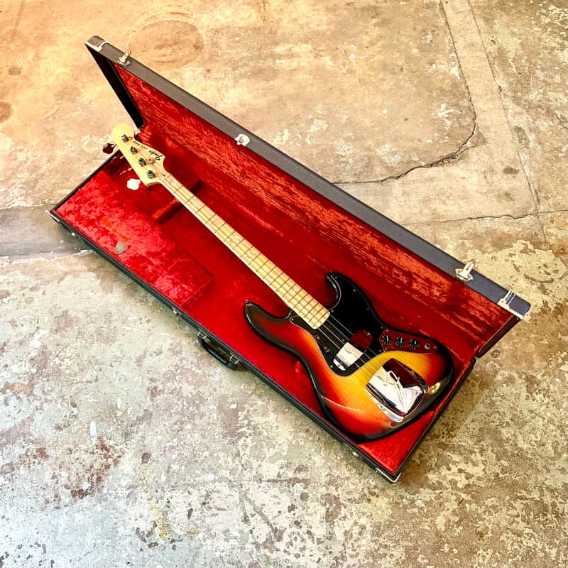 Fender Jazz Bass 1977 - Sunburst original vintage USA image 1