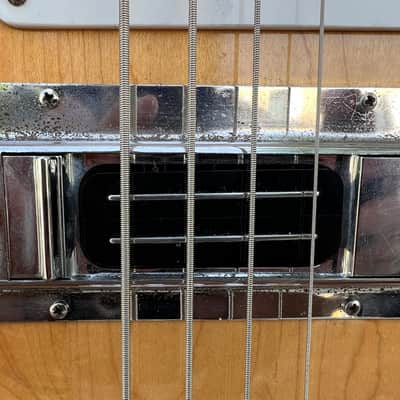 Vintage 1976 Ibanez 2388B (“Ibanbacker”) Maroon/Fireglo Finish (Lawsuit 4001 Model), JBE R4000 Handwound Pickups, w Non Original MIC Tweed Hard Case~A KILLER FULL SCALE BASS image 5