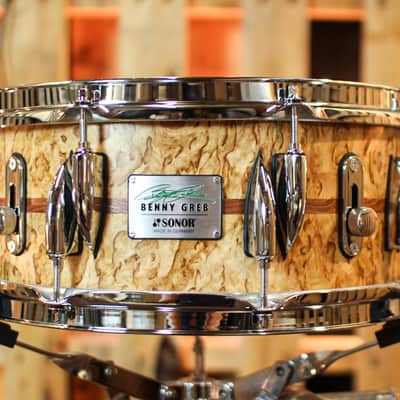 Sonor 13x5.75 Benny Greb Signature Beech Snare Drum image 1