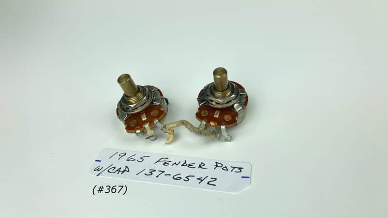 1965 Fender Pots-Potentiometer(#367) 250k- 137-6542 Telecaster Mustang Duo-Sonic Musicmaster Precision Bass image 1