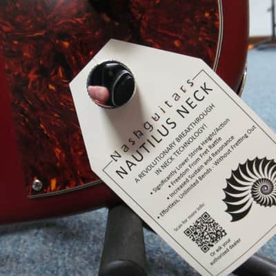 Nash Guitars - The Wayfarer - WF-3/HT/Naut - Clear Red w/ Nash Hard-shell case image 4
