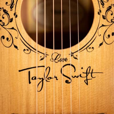 Taylor TS-BTe Taylor Swift Acoustic/Electric Guitar with Gig Bag image 9
