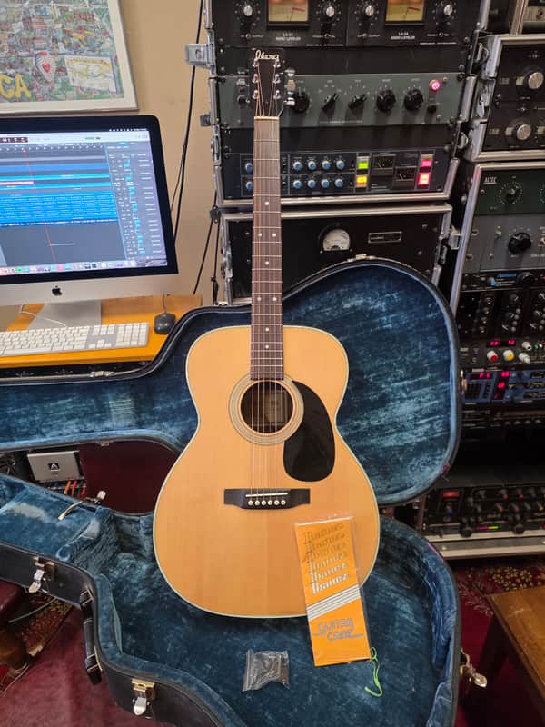 Ibanez Vintage MIJ Series 644 Orchestra Model Style Acoustic Guitar w Hard Case Hang Tags 1970s image 1