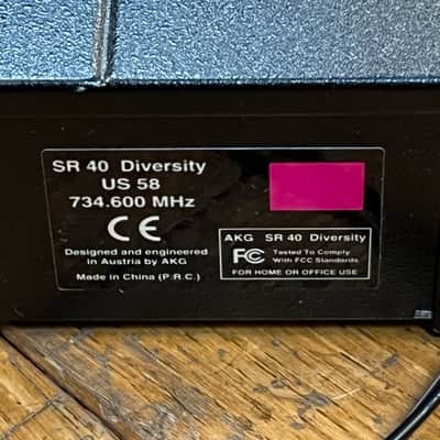 AKG SR40 Diversity Wireless System image 4