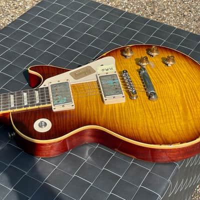 2013 Gibson Custom Shop 1959 Joe Perry Les Paul Murphy Aged Hand Picked Top By Wilson & Murphy image 4