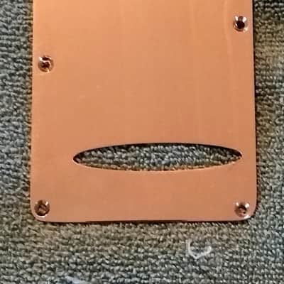 Fender Stratocaster Brass Backplate/Sustainer -polished image 1