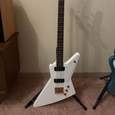 Epiphone Korina Explorer Bass 2008 - 2017 - Alpine White image 2