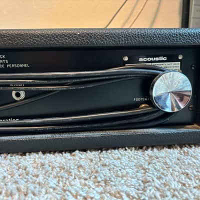 ACOUSTIC Model 150 Guitar and Bass Amplifier Head TREMOLO REVERB image 2