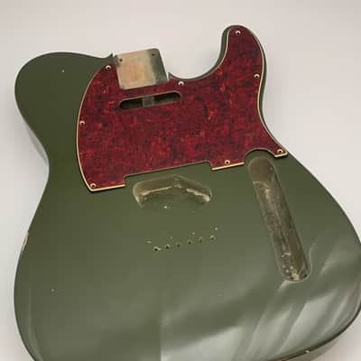 BloomDoom 4 Ply Aged Red Tortoise Relic T-Style Pickguard image 1