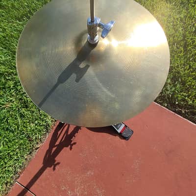 Pearl/Canada stamp 14" Hi-Hats early 80's Sabian, start up supplier image 4