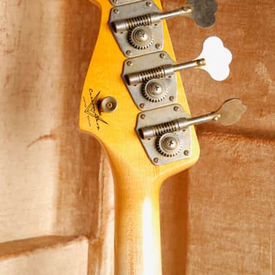 Fender Custom Shop LTD '64 Jazz Bass Journeyman Aged Fiesta Red Pre-Owned image 16