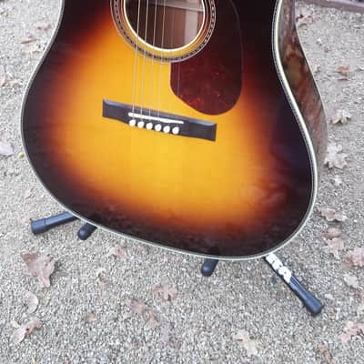 Guild Orpheum 12 fret slope shoulder dreadnought 2013 Sunburst w/ Baggs Lyric pickup image 1