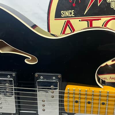Fender Starcaster Semi-Hollow Body Electric Guitar - Black image 3