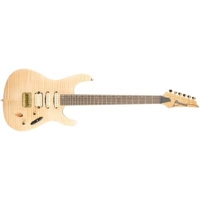 Ibanez SEW761FM Flame Maple Top HSS Guitar w/ Dimarzio Pickups - Natural Flat image 3