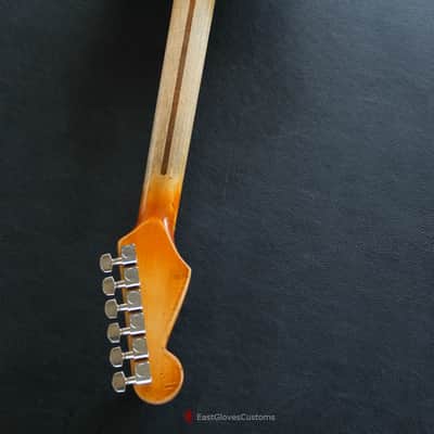 Fender Stratocaster S/S/H Black on Sunburst Aged Relic image 14