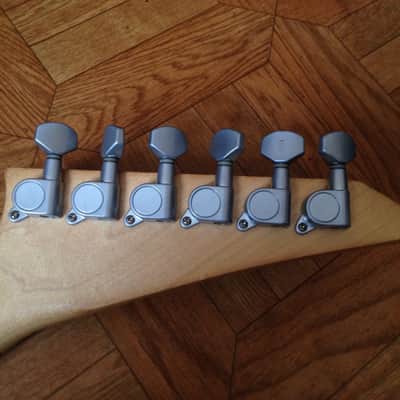 90's 1999 Grover Jackson  Dinky style Reverse Headstock Japan Black image 13