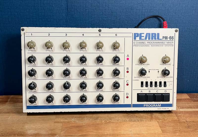 Pearl PM-66 6-Channel Programable Mixer [Extremely Rare!] image 1