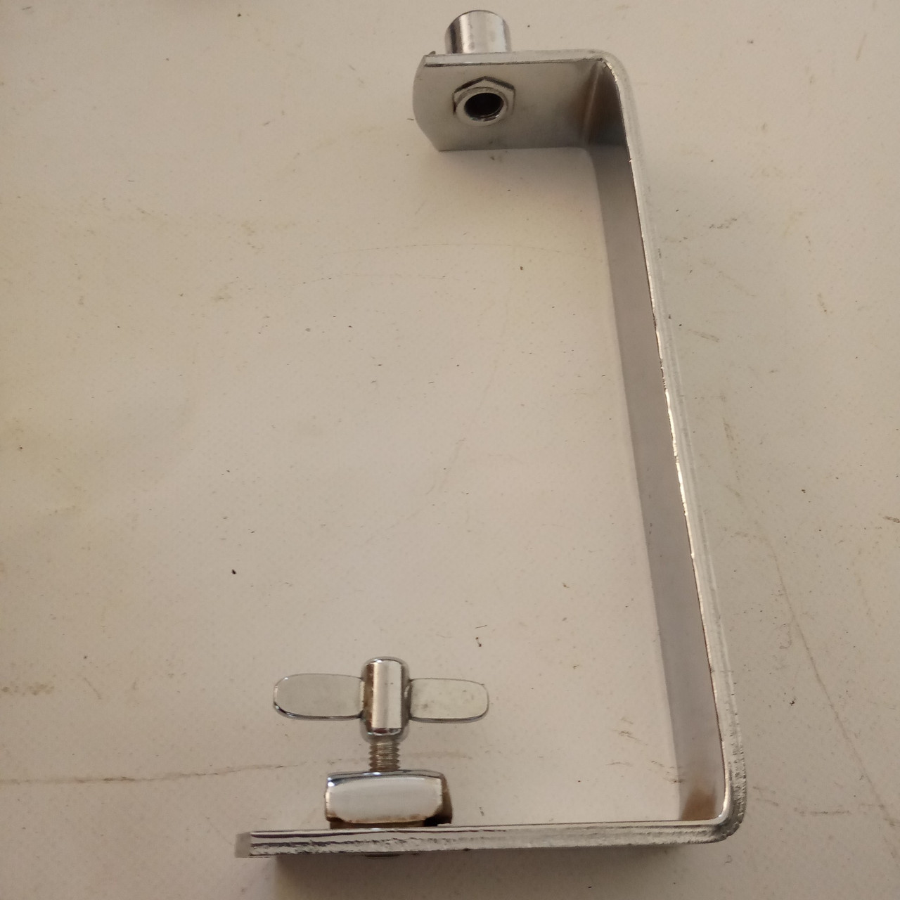 Slingerland Cocktail Bass Drum Pedal Clamp Mount Part? Vintage60s Chrome Rod Arm — main photograph