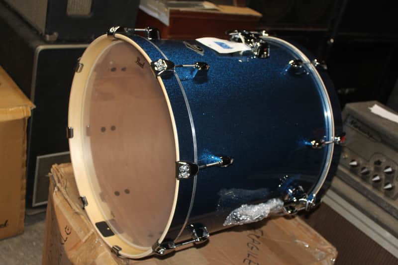 Pearl EXX22x18B/C702 Bass Drum Electric Blue Sparkle image 1