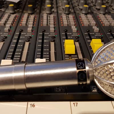 RCF 1612 - 1960s italian cardioid dynamic microphone - 200ohm - HI-Z (aka Winston DM100) image 2