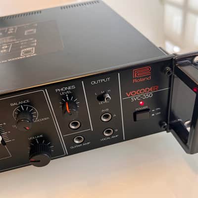 Roland SVC-350 Vocoder Plus Rackmount Analog Vocoder 1979 - 1986 - Black image 3