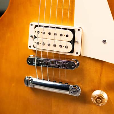 Gibson Les Paul Studio Double Trouble Electric Guitar - Dirty Lemon Burst/Cherry Back with Gig Bag image 9