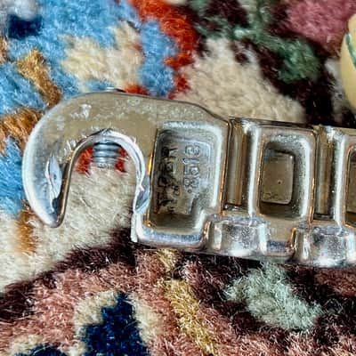 1960's Nickel Gibson Wraparound Bridge Les Paul Junior SG TPBR 8513 12809 Lightning Bar image 9