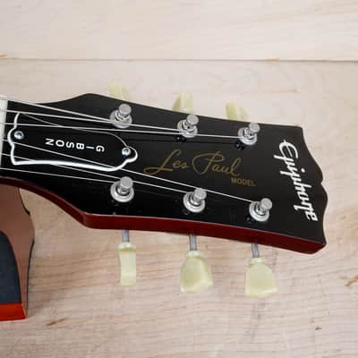 Epiphone LPS-80 Les Paul Standard (Japanese Domestic) with Bigsby MIJ 2000 Wine Red Japan Open Book Headstock w/ Bag image 3
