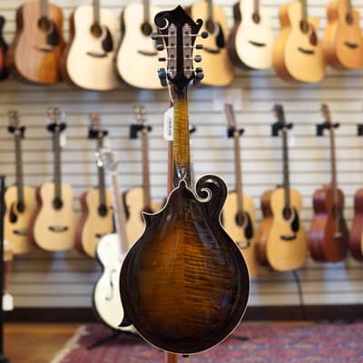 Northfield NFB-F5E "Big Mon" Engelmann Spruce/Figured Maple F-Style Mandolin Sunburst w/Hard Case image 6