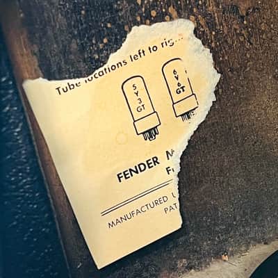 1968 Fender Vibro Champ Amplifier Drip Edge - Black image 19
