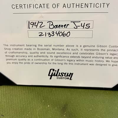 Gibson Custom Shop Historic 1942 Banner J-45 2020 - Present - Vintage Sunburst image 14