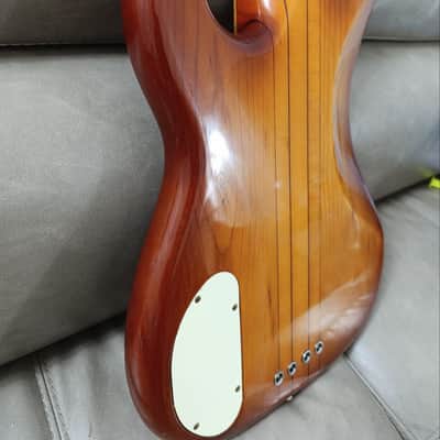 Fernandes FPM Stone Logo 70 Neck through precision style 1979-1982 - Cherryburst - Made in Japan image 7