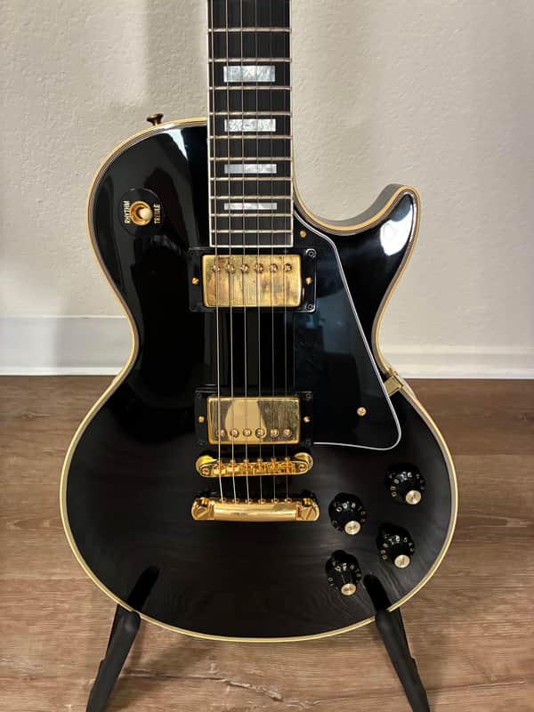 [8.7 lbs!] Gibson Custom Shop '68 Les Paul Custom Reissue VOS Ebony 2024 image 1