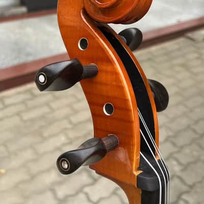 Stradivarius style 4 Strings Student Cello 4/4 with bow/Bag,flame back image 10