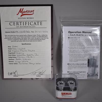 2024 Manson Guitar Works MB GEO Mask V1 Limited Edition w/OHSC image 22