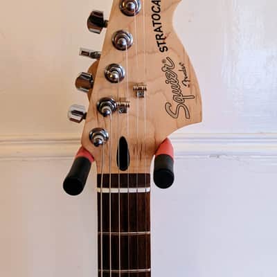 Squier Stratocaster w/ Fender Player Pickups - Walnut Satin Finish image 8
