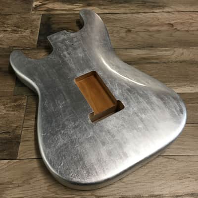Made to Order - FRANCHIN Mercury guitar body Glossy METALLIC LEAF (Gold/Silver/Copper) Basswood Poplar Stratocaster-Strat-S-Style Made in Italy image 18