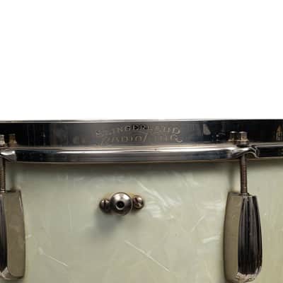 Used Slingerland Radio King 13x9" Rack Tom White Marine Pearl image 5