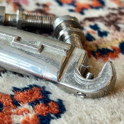 1960's Nickel Gibson Wraparound Bridge Les Paul Junior SG TPBR 8513 12809 Lightning Bar image 3