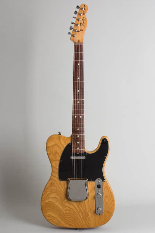 Fender  Telecaster Solid Body Electric Guitar (1981), ser. #S-853849, original black hard shell case. image 1
