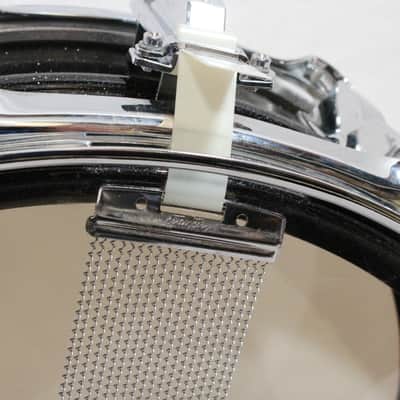 90's-Mid 2000's Ludwig LM404 "Black Galaxy" Acrolite Snare Drum w/ Case, Stand, Sticks, & Practice Pad image 14